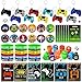 BANBALLON 66 PCS Video Game Party Favors Video Game Theme Notepads Wristbands Stampers Keychains For Level Up Party Gamer Birthday Party Classroom Rewards Supplies