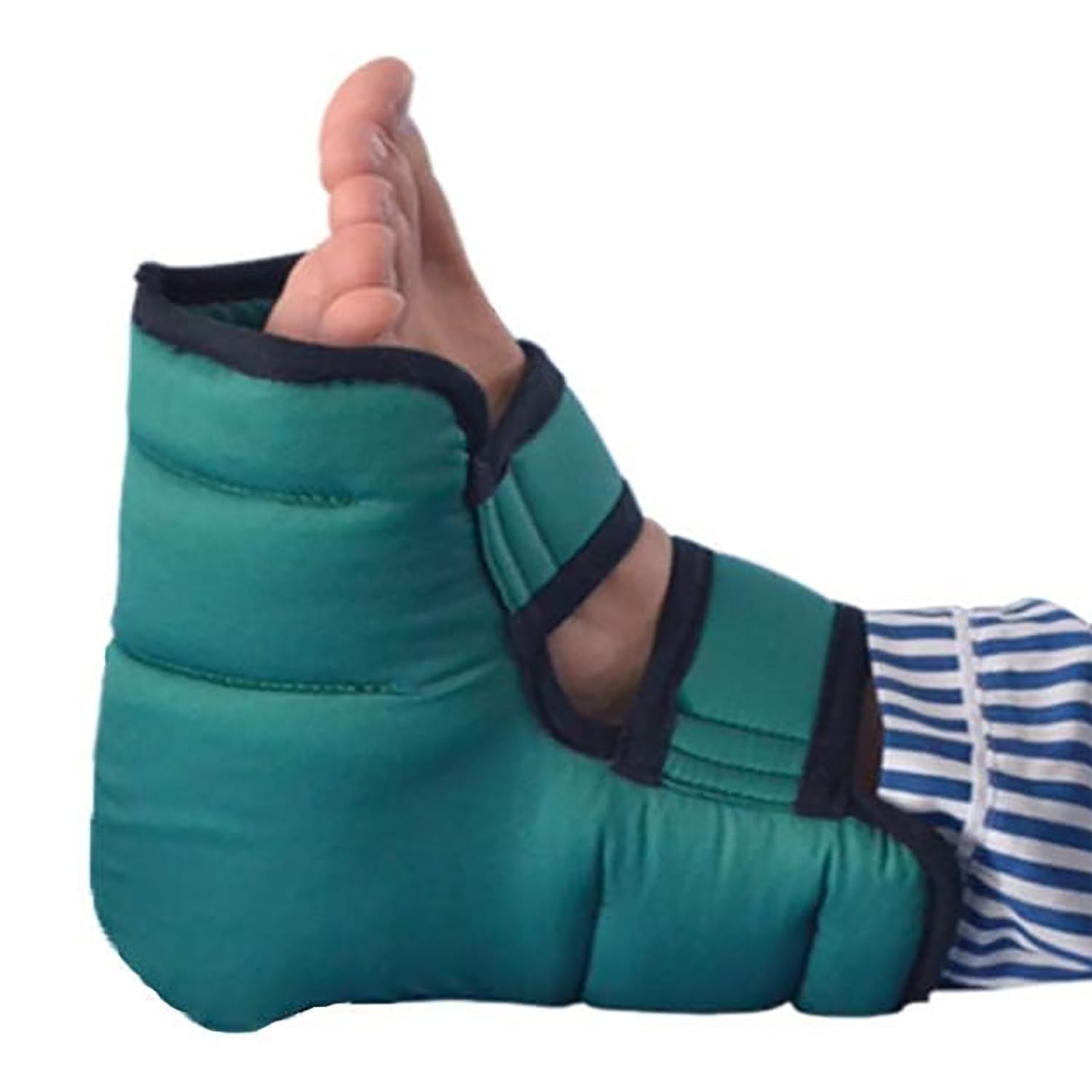 TsoLay 1 par de Cojines Protectores de talón, Protector de talón Que Alivia la presión con 2 Correas Anchas Ajustables, diseño Abierto ergonómico y Lavable Suave para postrados en Cama