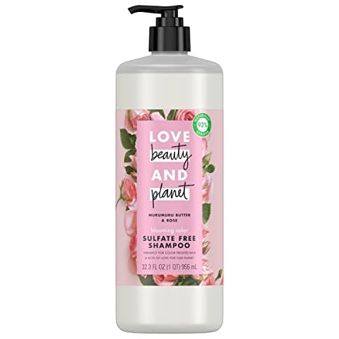 Love Beauty and Planet Blooming Color Sulfate-Free Shampoo Murumuru Butter & Rose, for Color Treated Hair Vegan, Paraben-free, Silicone-free, Cruelty-free 32.3 oz Cover