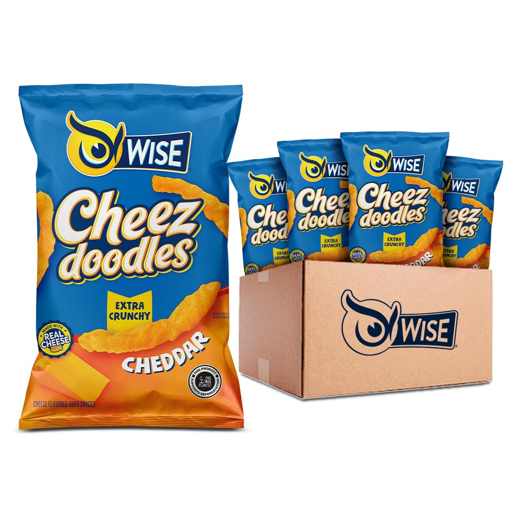 Amazon.com : Wise Snacks Cheez Doodles 3.75 oz (15 Count) - Extra