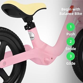 Cycmoto Balance Bike - Lightweight Toddler Bike for 2, 3, 4