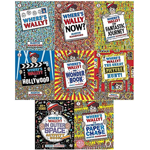  Where\'s Wally Collection 8 Books Set By Martin Handford