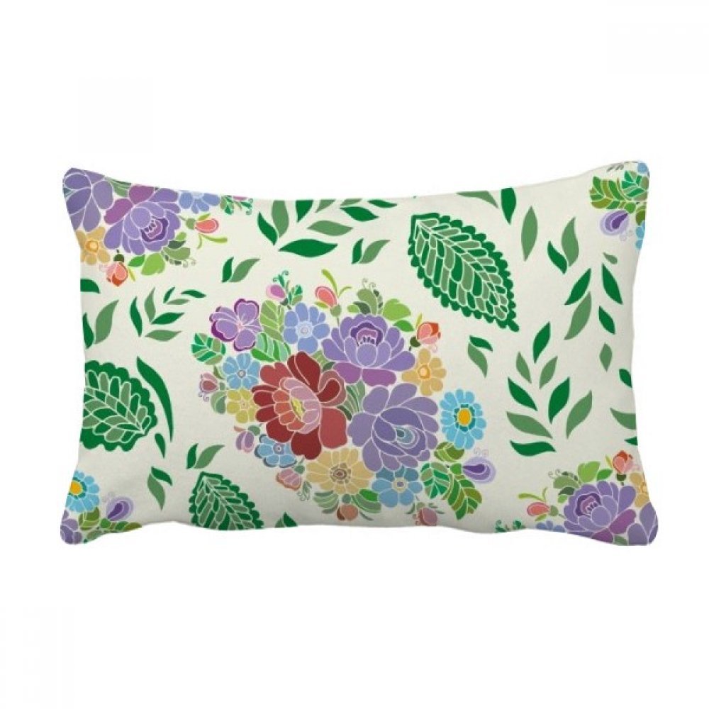 Oreiller lombaire pour soulager le dos, motif fleurs japonaises de canapé