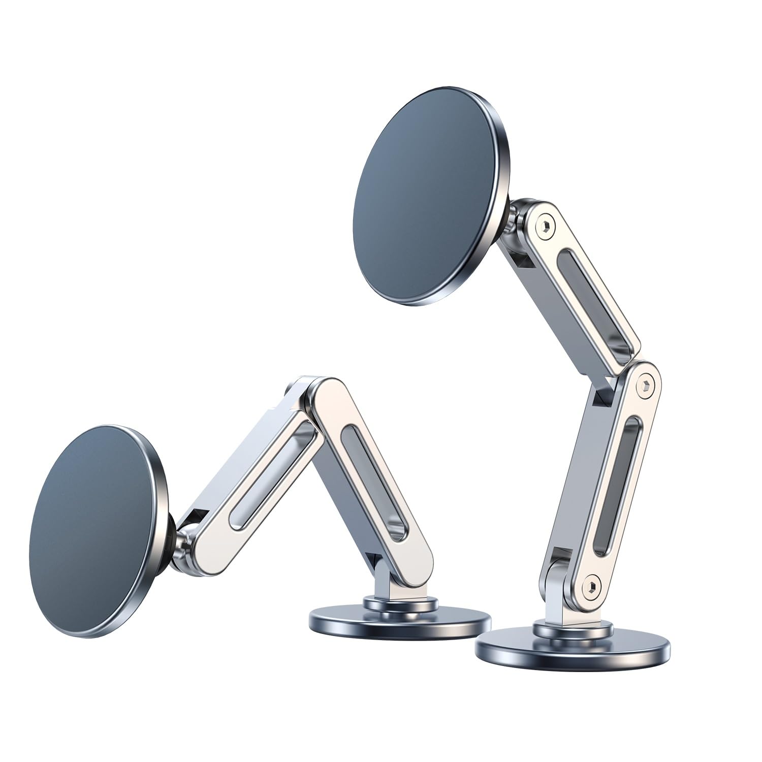 BEVCEFCC Magnetic Car Cell Phone Holder Aluminium Alloy Car Mount Holder Fits All Car Screens Compatible with Tesla 3 X Y S (1 Piece)