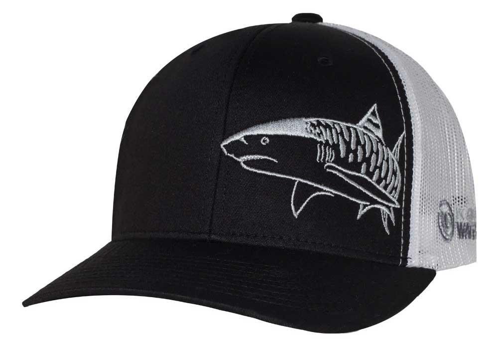 Shark Scuba Diving Trucker Hat: Mens Adjustable Snapback for Fishing, Spearfishing