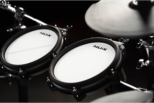 NU-X | DM-310H Digital Drum Kit | Mesh Electronic Drum Set with Bluetooth, MIDI, Recording & Practice Features for Beginners and Professional Drummers