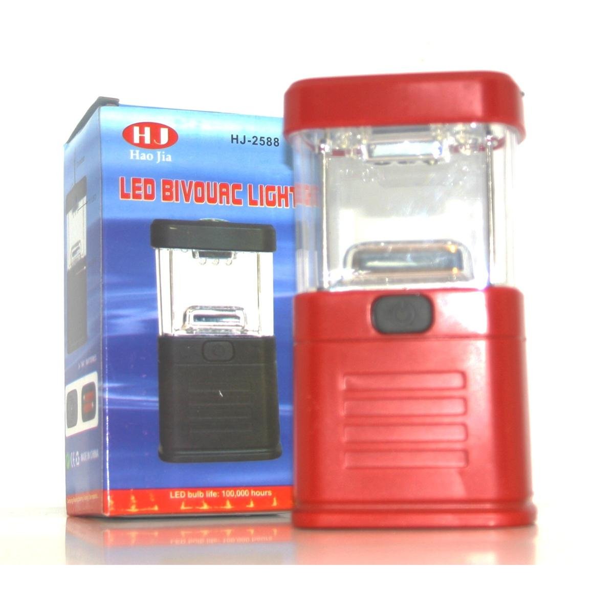 Bivouac LED Lantern Light - Mini Torch for Camping Hiking Fishing (Assorted Colours) (RED)