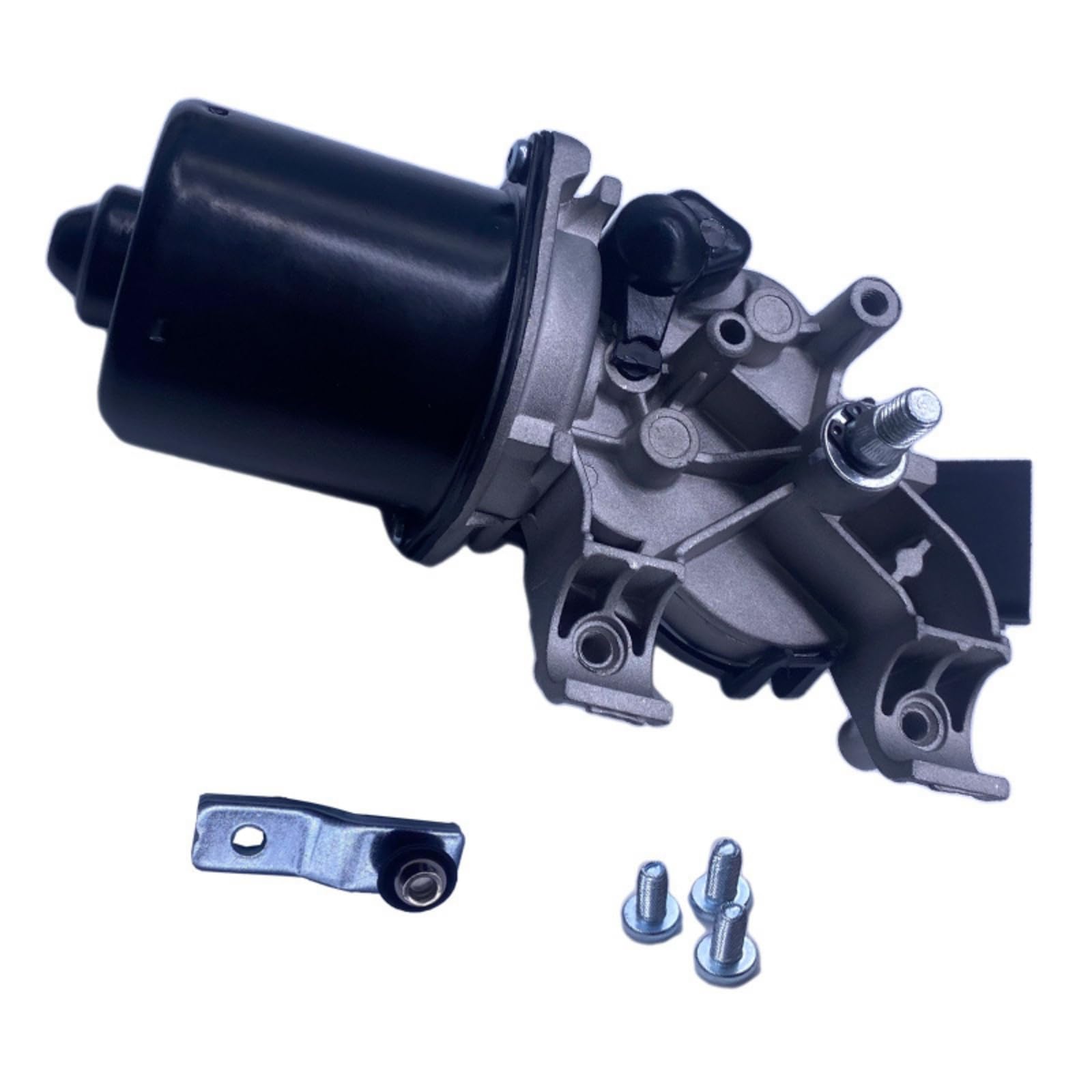 Tergicristallo Auto Motore Assieme Braccio Collegamento Trasmissione con Montaggio Semplificato E Materiale Metallico Durevole Adatto per Sostituzione Veicolo Officina Manutenzione