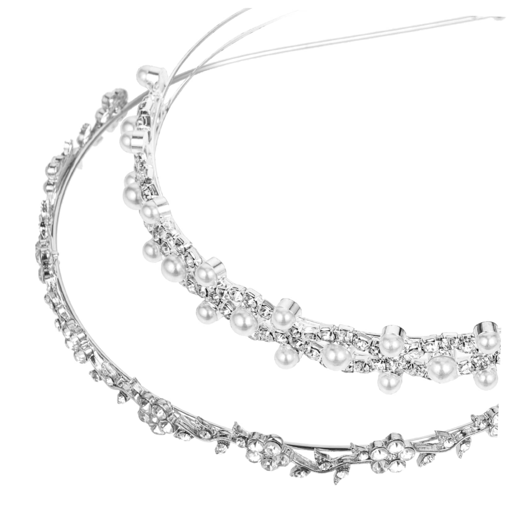 10 Piezas Diadema De De Diamantes De Imitación Decoración Tocados De Novia Adornos Nupciales Para El Cabello Diadema De Diamantes De Imitación Metal Colocar Boda Niño