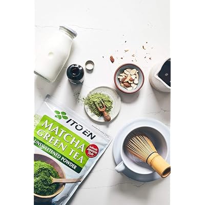 Matcha Green Tea Powder, Unsweetened Japanese-Style, 12 oz Bag (Pack of 2), Vegan, Clean Ingredients, Bulk Value Size, Smoothie-Ready, For Hot or Iced Drinks, No Sweeteners or Additives