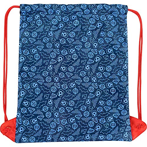 Saco Escolar, Liga da Justiça, 8877, Azul