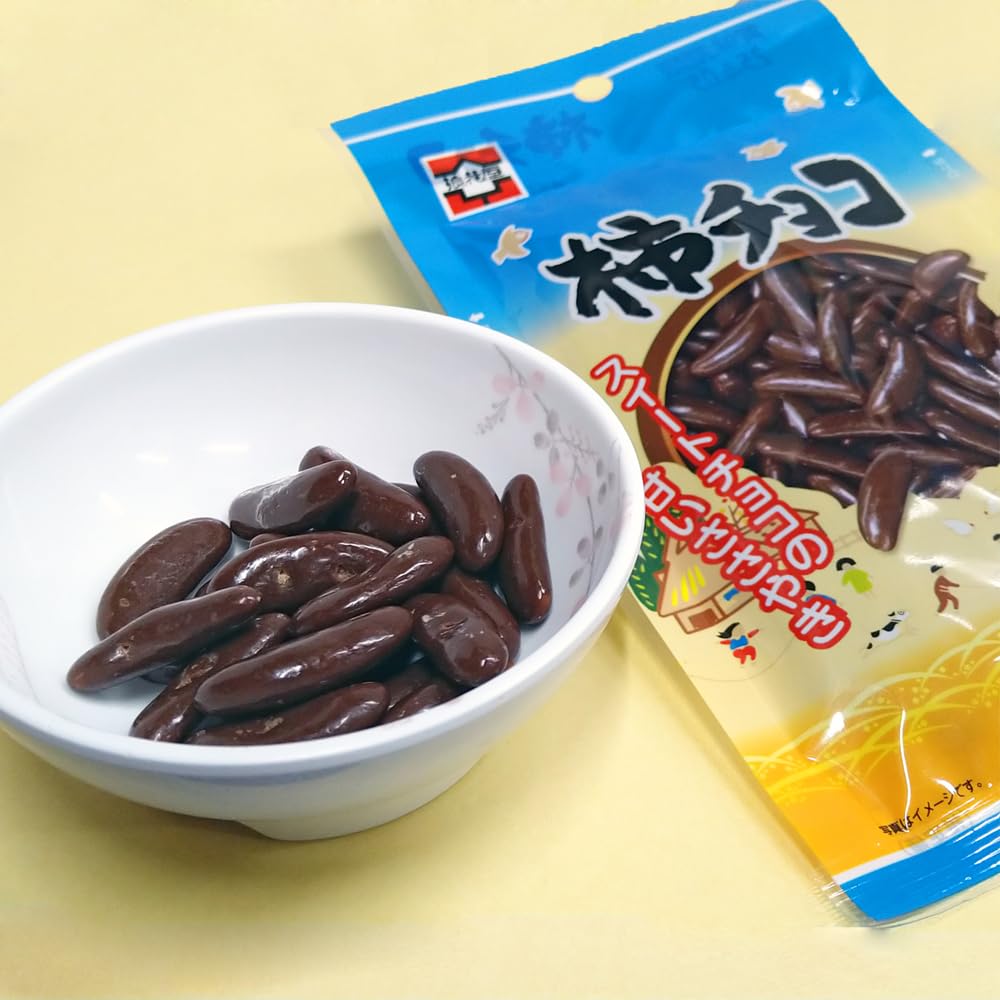 Amazon.co.jp: 浪花屋製菓 スイート柿チョコ 40g 柿の種 チョコ (40g×3