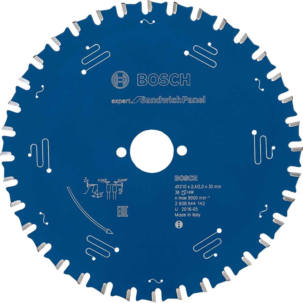 Bosch Expert Sandwich Panel circular saw blade 210x30x2,4 mm, 36 2608644142