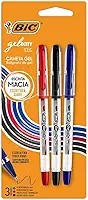 BIC, Caneta em Gel, Gelocity, Ponta Fina, 3 Cores