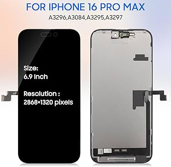Amazon.com: TFT for iPhone 16 Pro Max LCD Display for iPhone 16