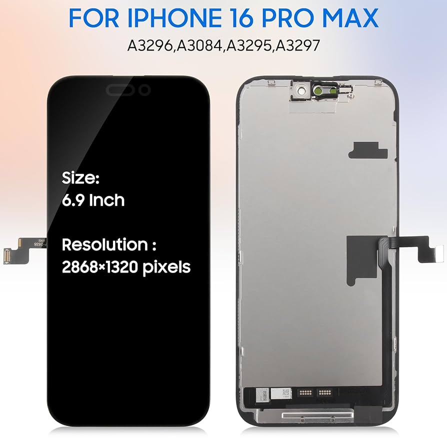 iPhone 16 Pro Max LCD 液晶画面 For iPhone 16 /16Pro /Pro Max OEM OLED Display Touch Screen