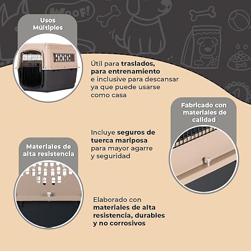 Miniatura 6 de Petmate 21561 Transporte Varios Criadero Ultra 28, 28.0 x 20.5 x 21.7 in, L