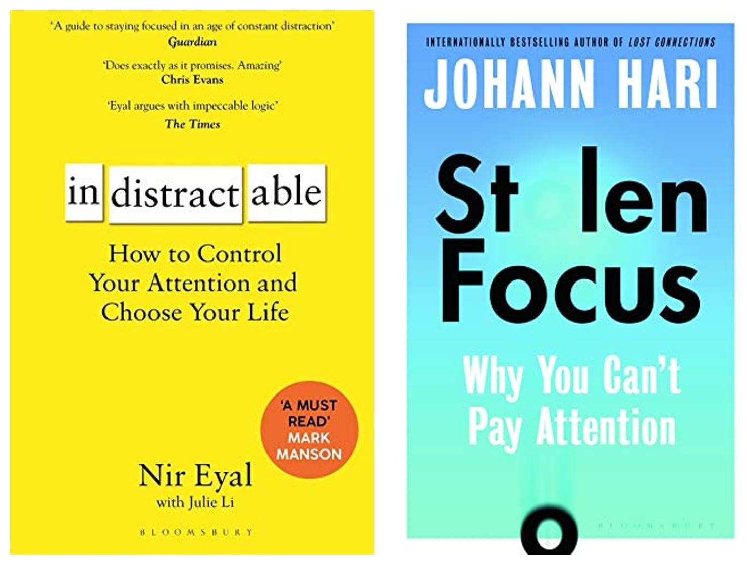 Stolen Focus & Indistractable