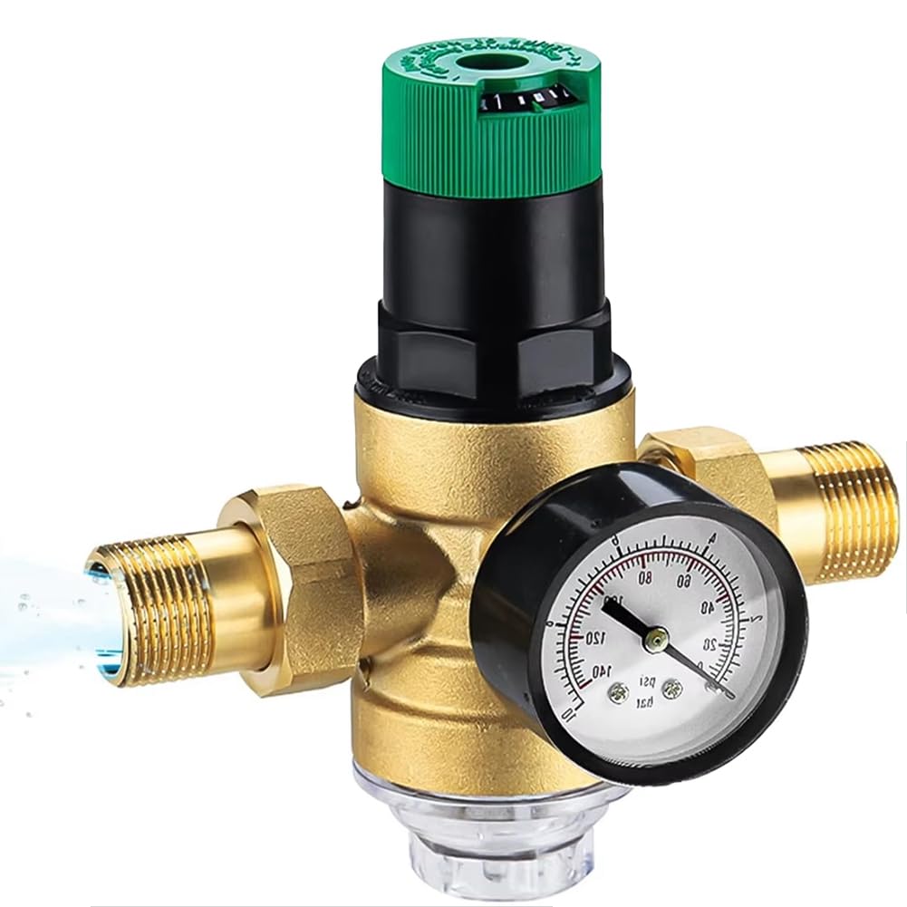 Régulateur de pression d'eau 1/2 pour stopper les bruits de canalisation et les fuites