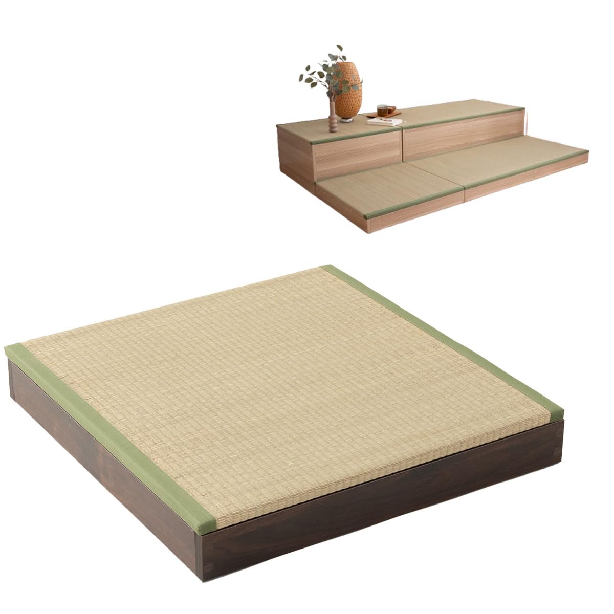 Amazon.com: EMOOR Natural Tatami Storage Box Square-Low