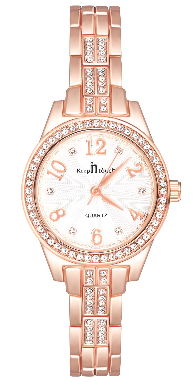 Excellanc Design Orologio da Donna Argento Analogico Strass