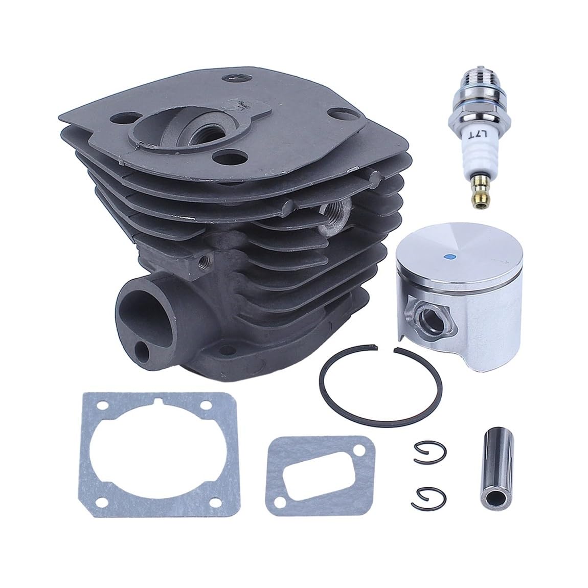 Pieza DE Recambio Kit de Junta de pistón de Cilindro de 44 mm Compatible con Repuesto de Motosierra chapada 350 351 353 346XP 157A