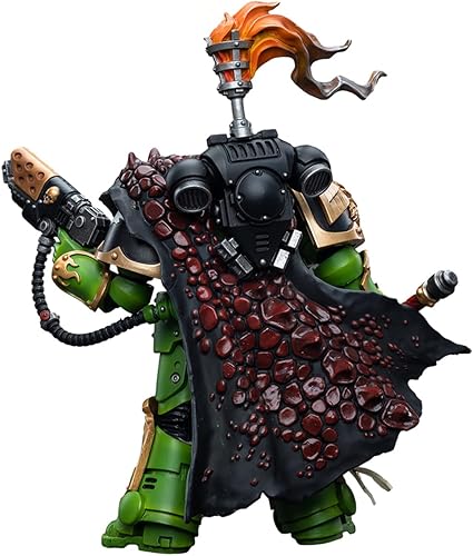 Miniatura 3 de JOYTOY 1/18 Warhammer 40,000 Figura de acción Salamanders Captain Adrax Agatone Collection Modelo (5 pulgadas)
