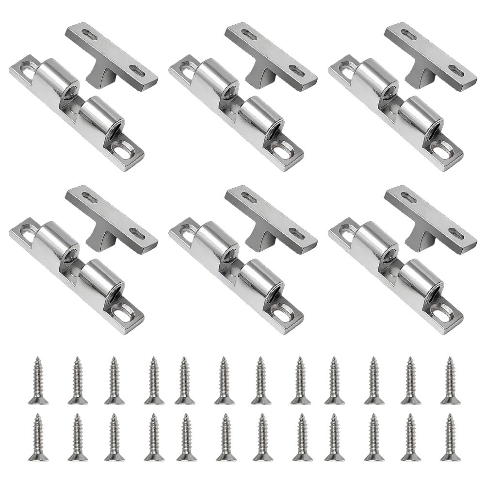 UMCHU 6 Pcs Double Ball Roller Tension Door Catches, for All Types of Doors