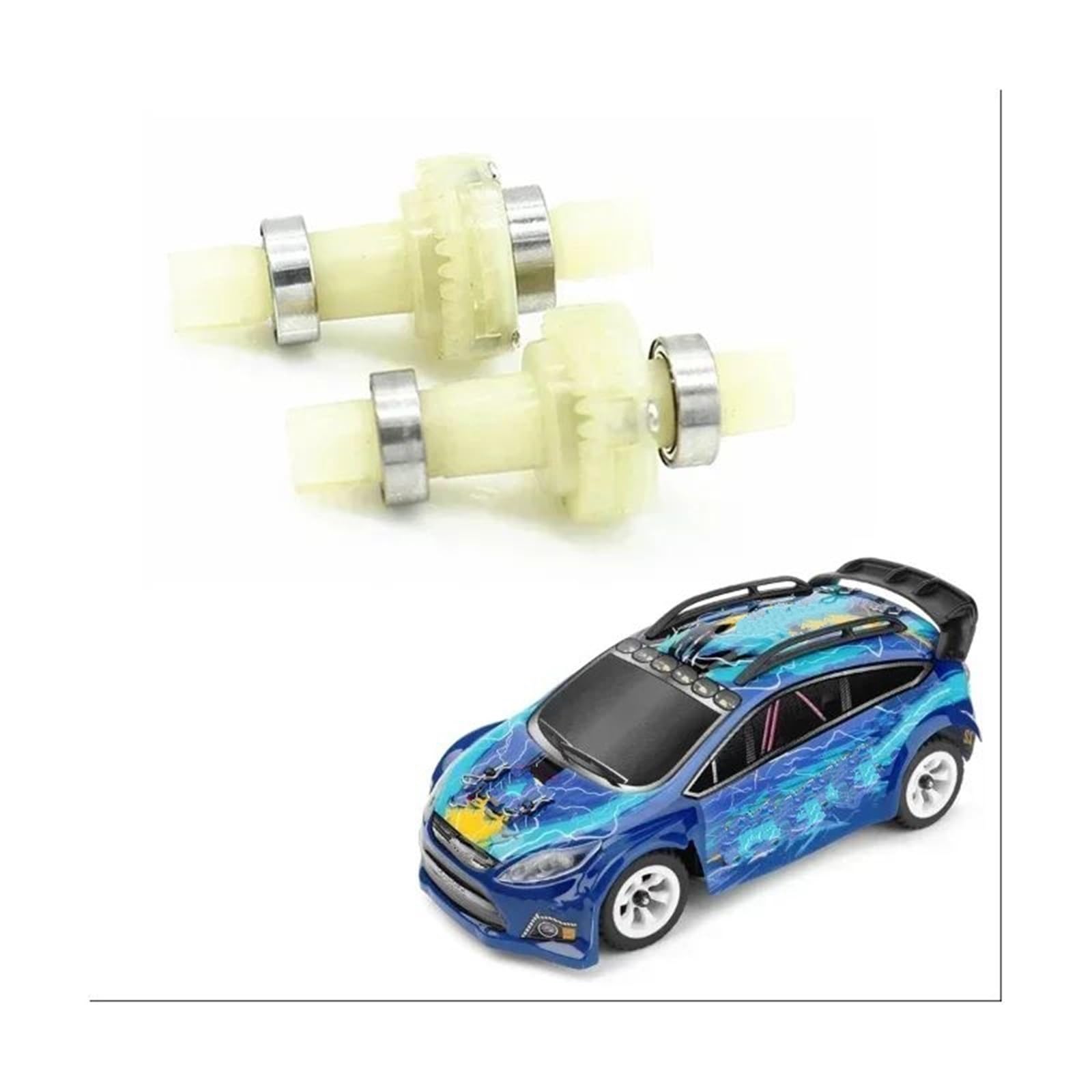 Per WLtoys 284010 284161 K989 284131 284010-2252 1/28 RC Auto Parti Aggiornamento 2 Pezzi Differenziale Con Cuscinetto Ricambio Ricambi Modellini RC