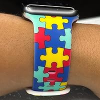 Vista 8 de Silicone Sport Watchband Compatible with Apple Watch