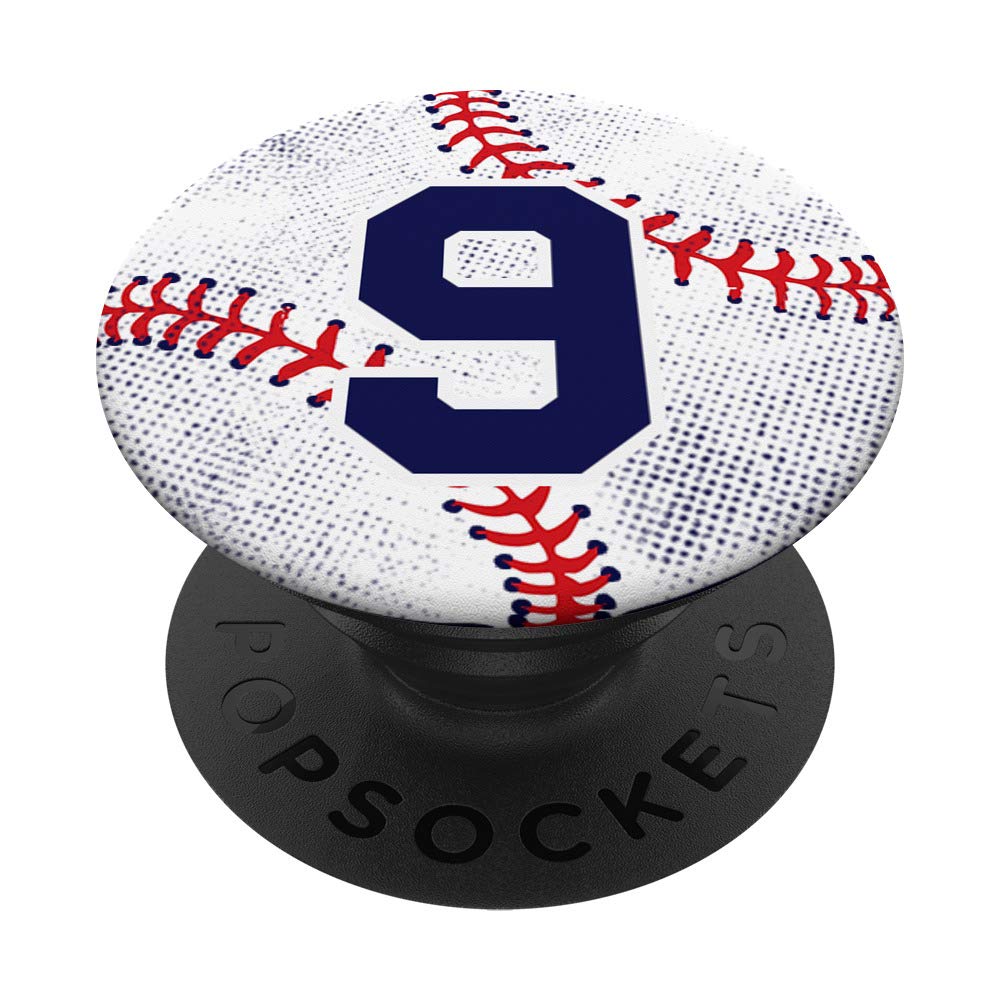 Amazon.com: Baseball Number 9 Player Uniform 9th Birthday Blue Zx
