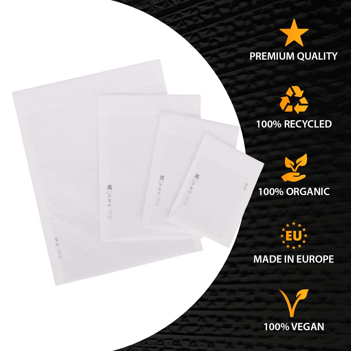 verpacking 100 buste per spedizioni in carta, 170 x 225 mm, formato A5, con imbottitura in carta, ideali per l'ambiente