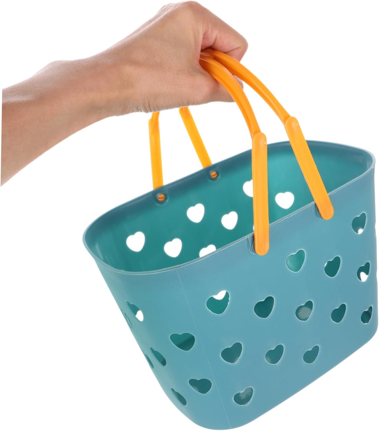 Zerodeko 4pcs Portable Bathroom Shower Basket Cute Toiletry Storage Baskets Handles for Easy Carrying for Organizing Bath Supplies and Towels Home Office