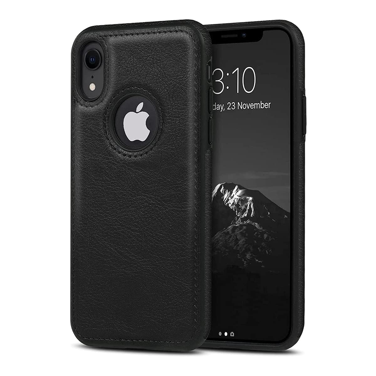 JBE I Phone XR PU Leather Anti-Slip Scratch Resistant Ultra Slim Protective Back Cover for i Phone XR (Black) (B0CJCTF4NZ) Amazon Price History, Amazon Price Tracker