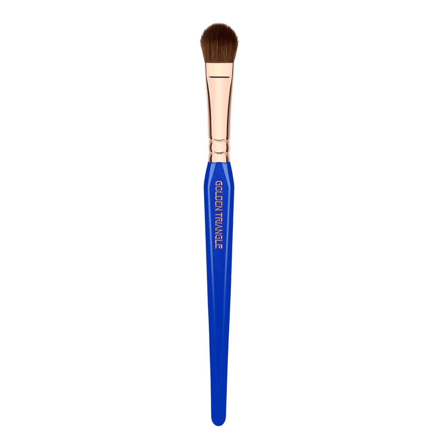 Bdellium Tools Professional Makeup Brush - Golden Triangle 778 Large Shadow - With All Vegan and Soft Synthetic Fibers, For Applying Shadow (Blue, 1pc) - Image 4