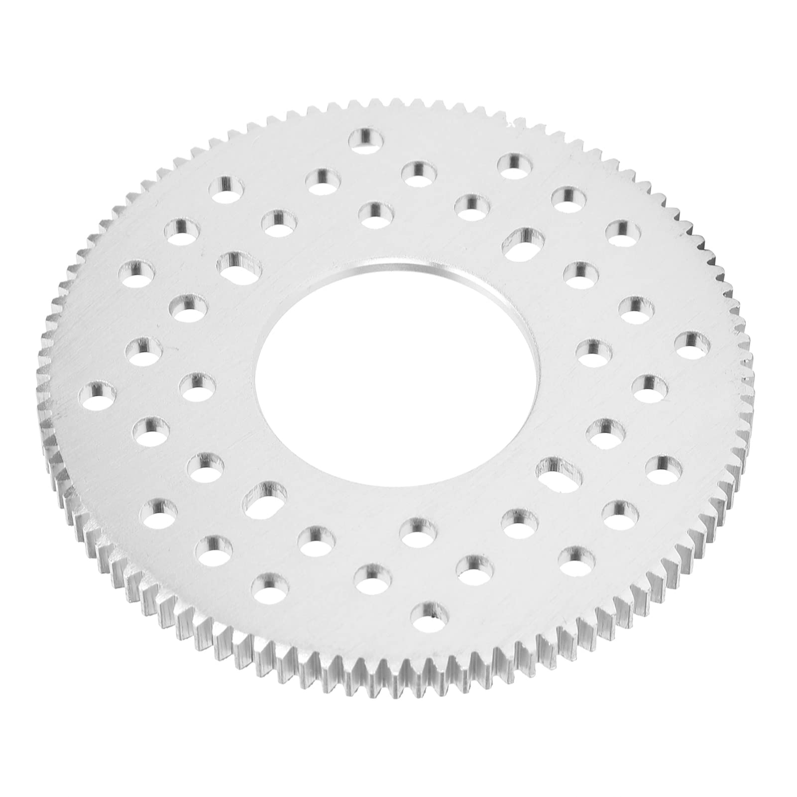100 Tooth Aluminum Spur Gear Reliable Hardware Tools for Large Structures and Shafts, MOD 0.8 Cylindrical Gear for Mechanical Enthusiasts, 32mm Center Hole