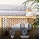 Komfortec 2er Saunatuch Set 80x200 cm aus 100% Baumwolle, XXL-Saunatücher, Sauna Handtuch, Weich, Groß, Frottee, Schnelltrocknend, Silber Grau