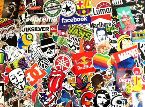 Folien-Zentrum – 2 Adesivi Divertenti Per Auto Tuning | Stickerbomb Originali Made In Germany | Decorazioni Resistenti Per Esterni Per JDM, Auto, Moto E Camper - 2
