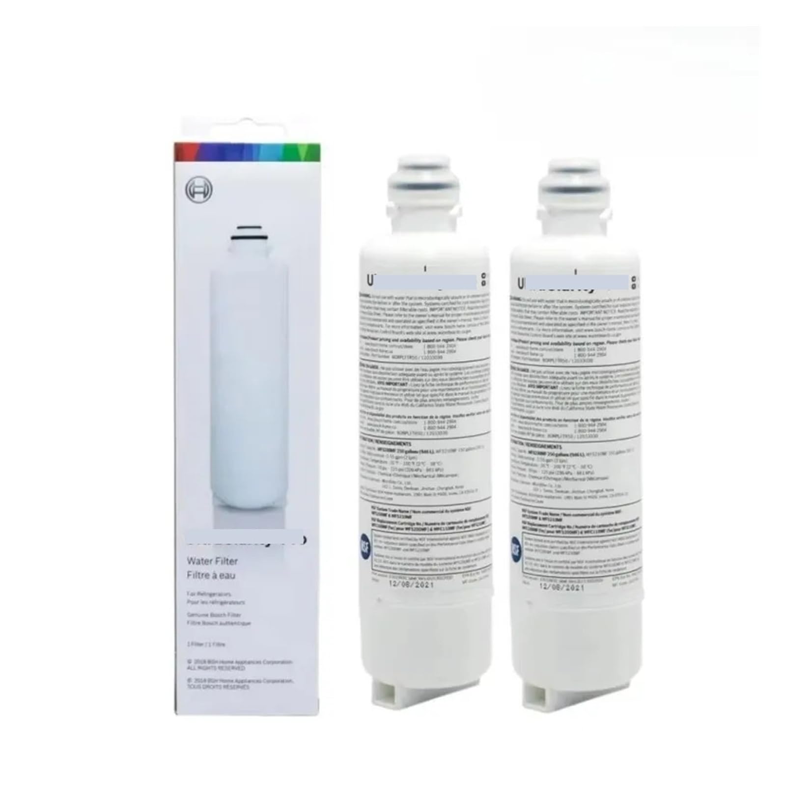 Reemplazo De Filtro De Agua For Refrigerador, Compatible con Bosch, UltraClarity Pro, BORPLFTR50, BORPLFTR55, RA450022, 12033030(3pcs)