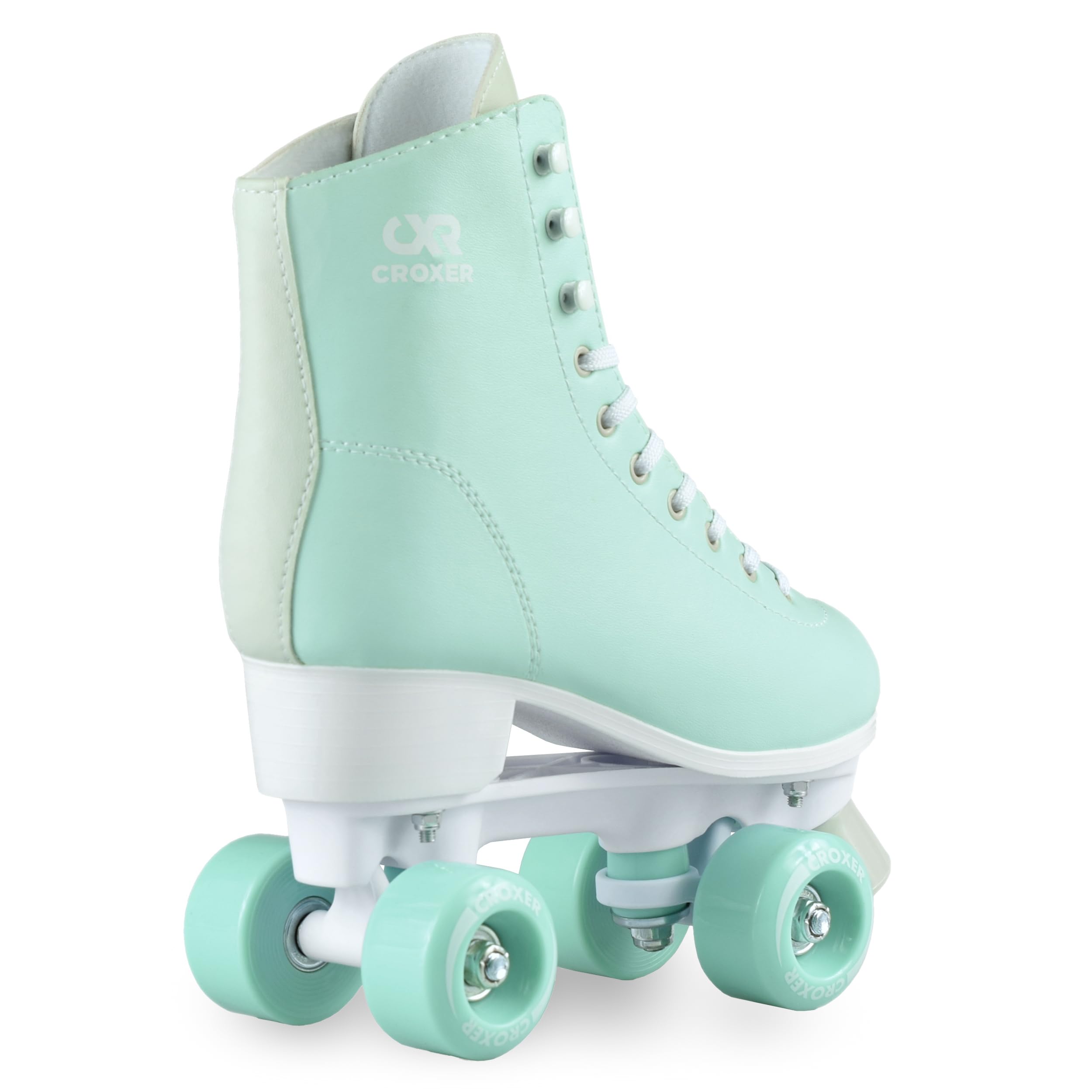 Lea - Patines de Ruedas, Color Verde y Rosa — view 4