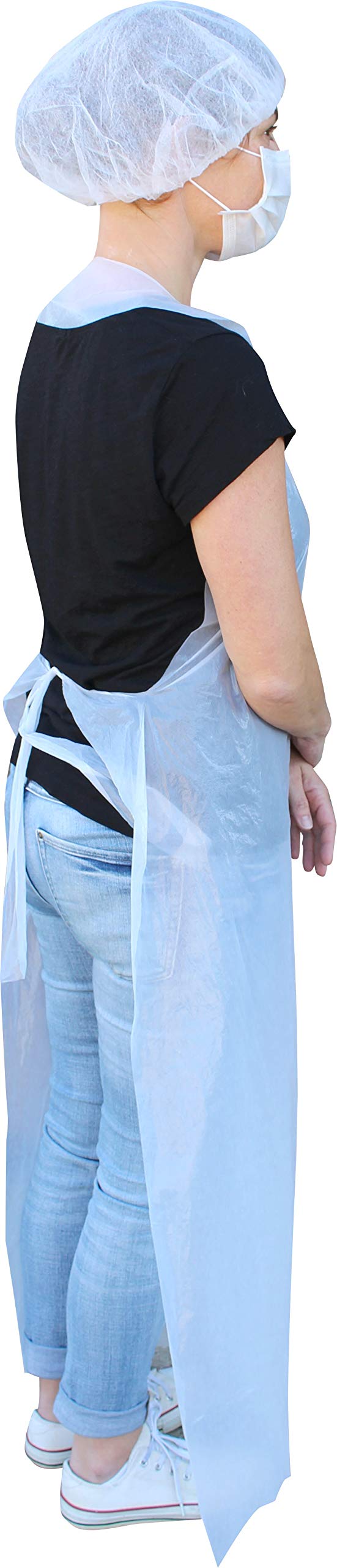 Medi-Inn PE-Schürzen weiß gehämmert in praktischer Spenderbox (80 x 140cm, 800 Stück)