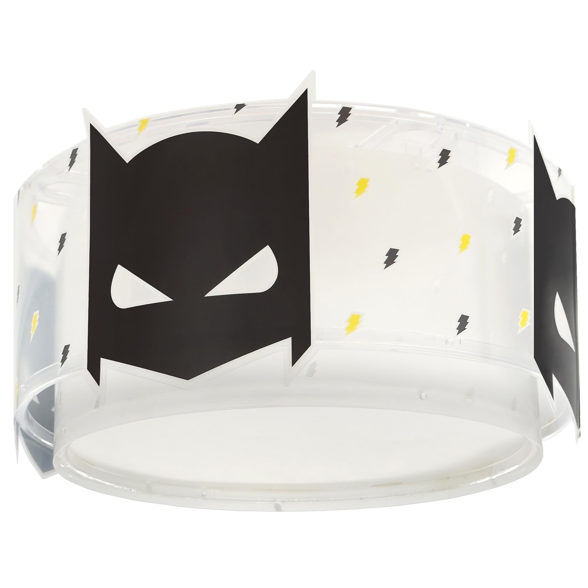 Deckenleuchte für Kinder Infantil Dark Hero Superheld, Schwarz