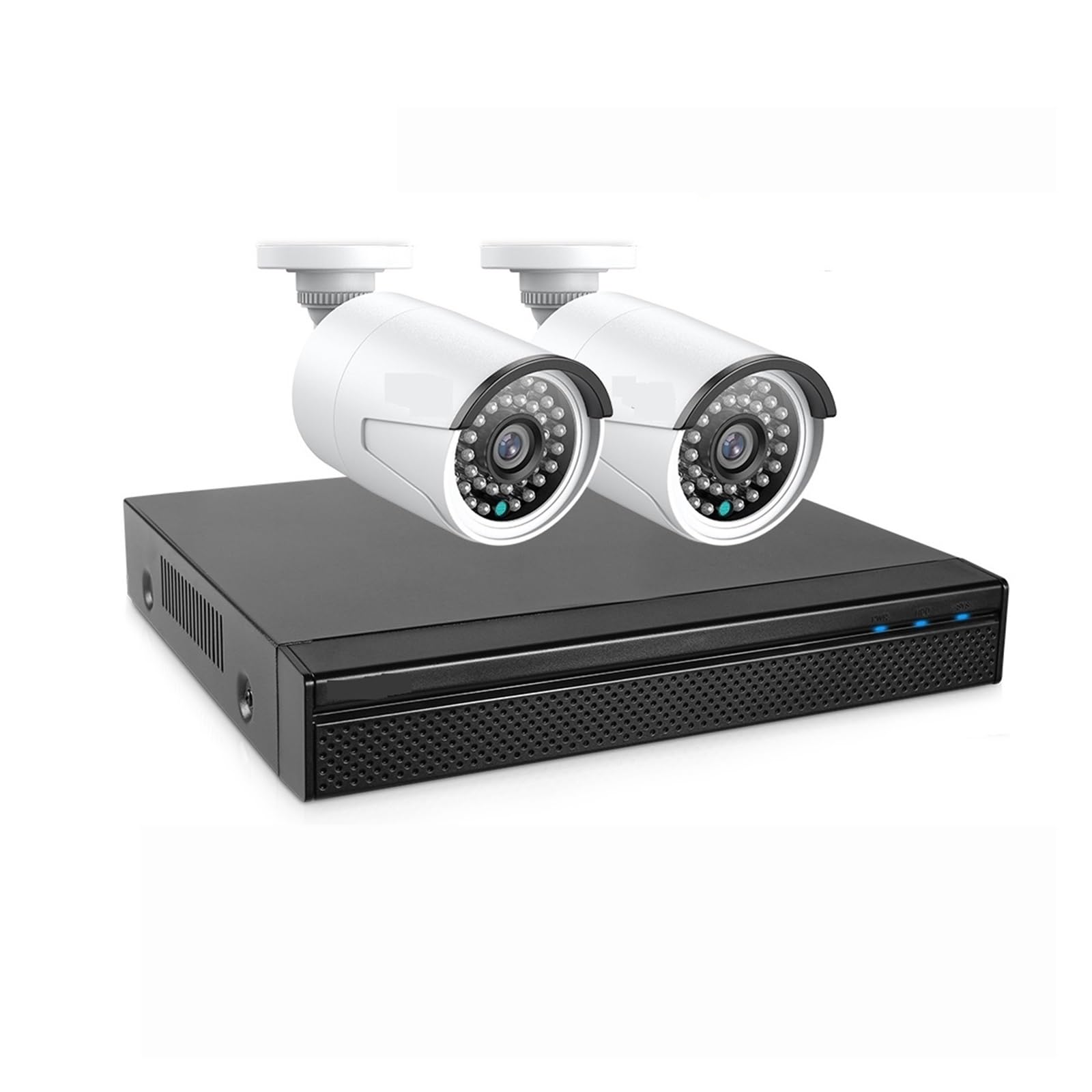 Kit Videosorveglianza, di telecamere di videosorveglianza POE da 5 MP Registratore NVR 8CH H.264+ da 8 MP Telecamere di sicurezza da 5 MP Registrazione di telecamere IP POE(T,5MP with 2pcs Camera)