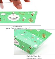 Vista 3 de Mini caja para pasteles, 50 recipientes de plástico transparente de 4.5 pulgadas para magdalenas, galletas, pasteles de luna, pequeño soporte