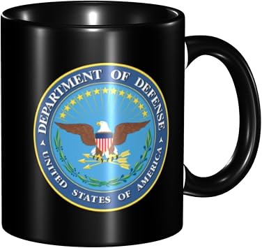 United States Department of Defense Seal Funny Coffe Mug Ceramic Tea Cups Travel Mugs Drink For Work Home Office