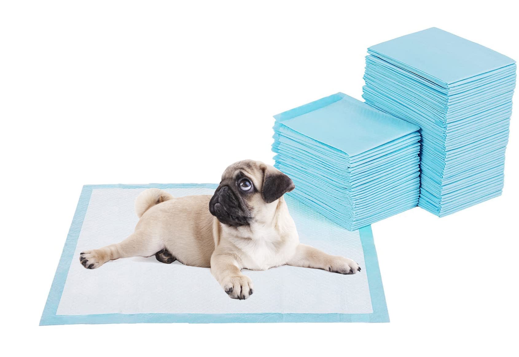 Empapadores para Perros, Alfombrillas Higiénica Desechables para Mascotas, Toallitas de Entrenamiento y Adiestramiento, Absorbentes,Resistente a Prueba de Fugas (200, 60x60cm)
