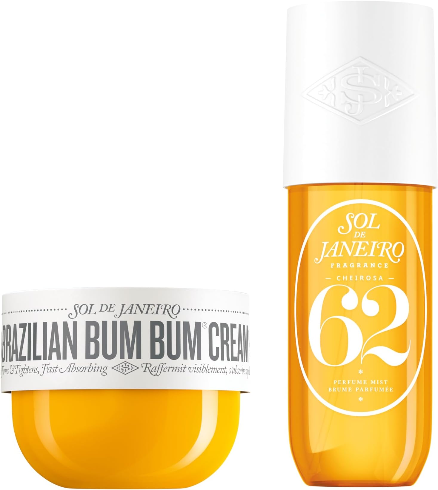 SOL DE JANEIRO Brazilian Bum Bum Cream & Cheirosa '62 Hair and Body Fragrance Mist Duo