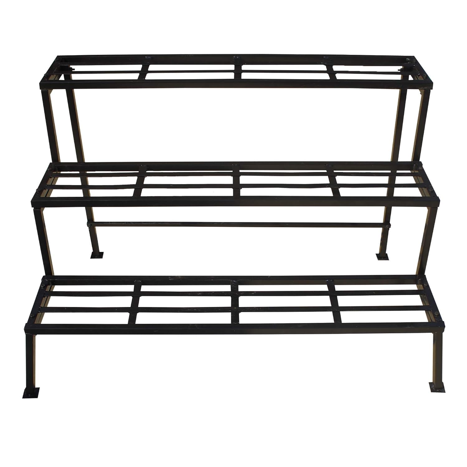 Stylish Black Plant Stand - Indoor & Outdoor -4