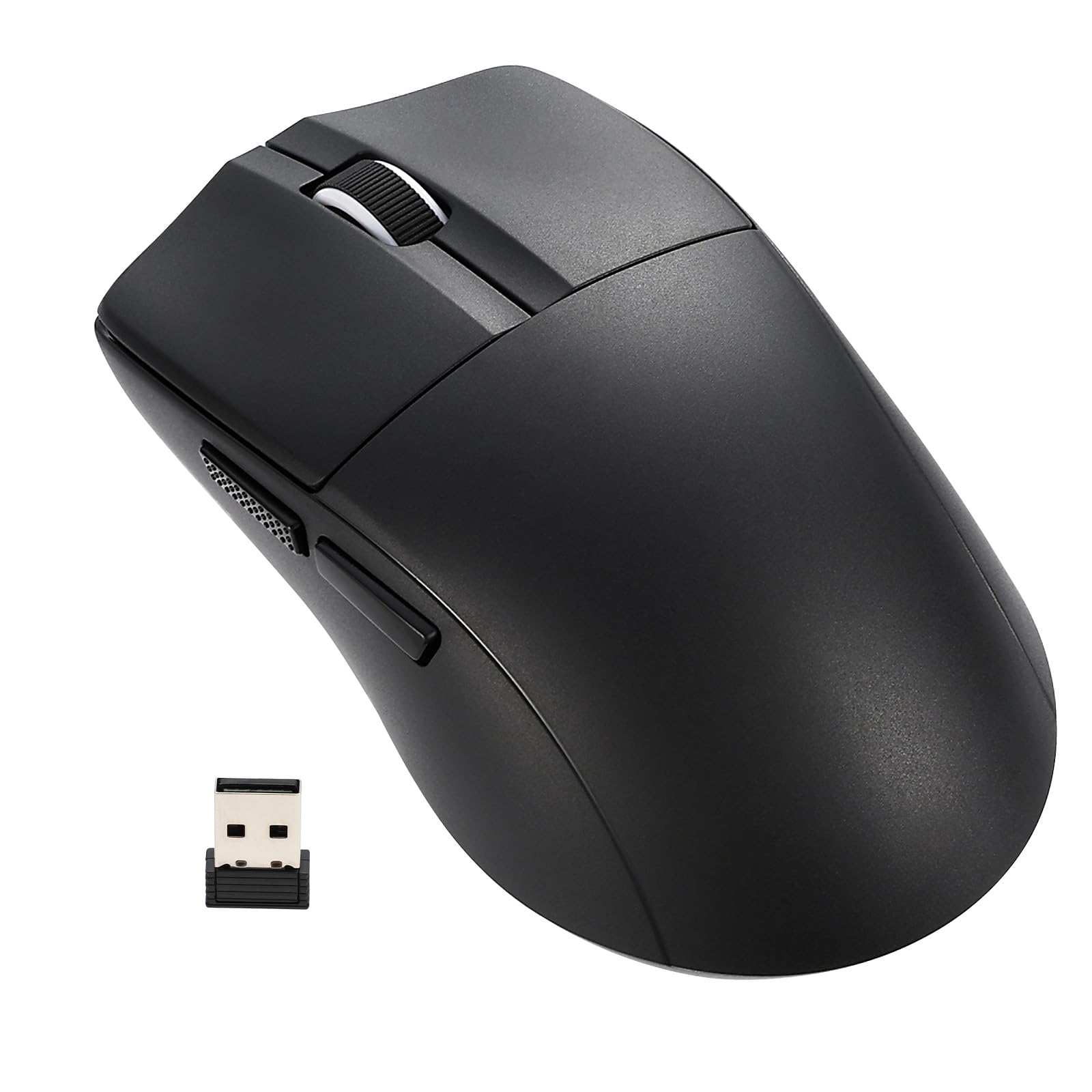 E-YOOSO Wireless Gaming Mouse, 49g Superlight, Bluetooth 5.1/2.4G/Wired, 26,000 DPI, 5 Programmable Buttons, 150 Hr Rechargeable Battery, Software Support for PC, Mac, Black