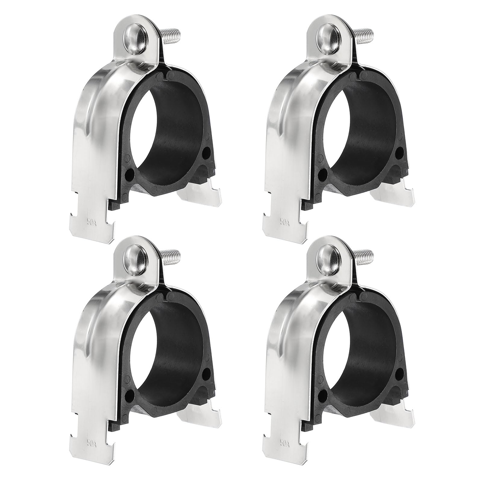 Collier de serrage inox 304 noir argenté haute durabilité pour tube CPVC